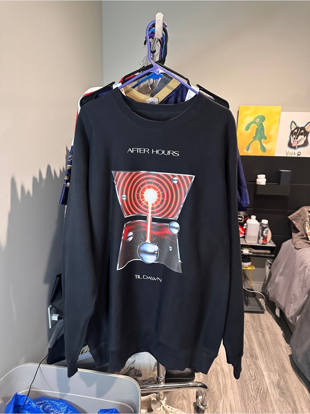 The Weeknd XO After Hours Til Dawn Tour Long Sleeve Crewneck Size XXL Pre-Owned